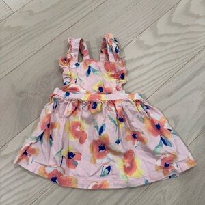 Carters Floral Pink Baby Dress 3m